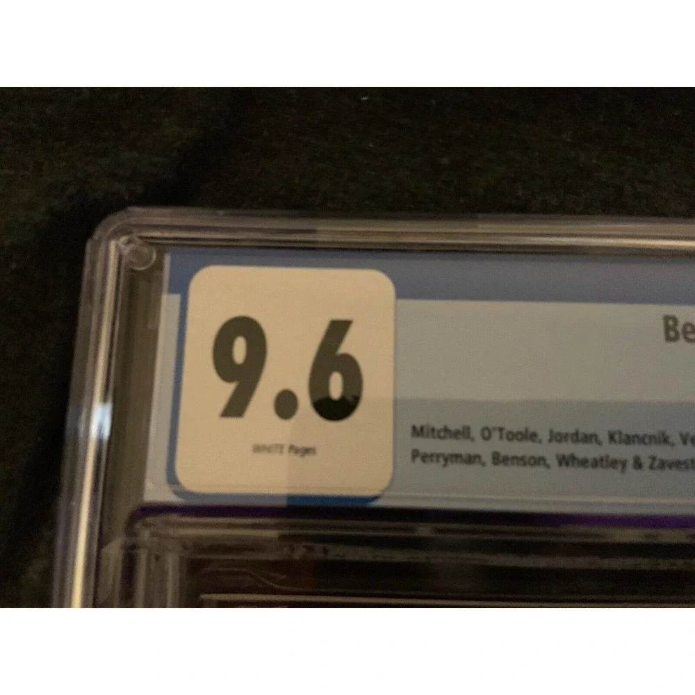Michael Jordan CGC 9.6 Beckett Basketball Card Magazine Issue #1 Patrick Ewing